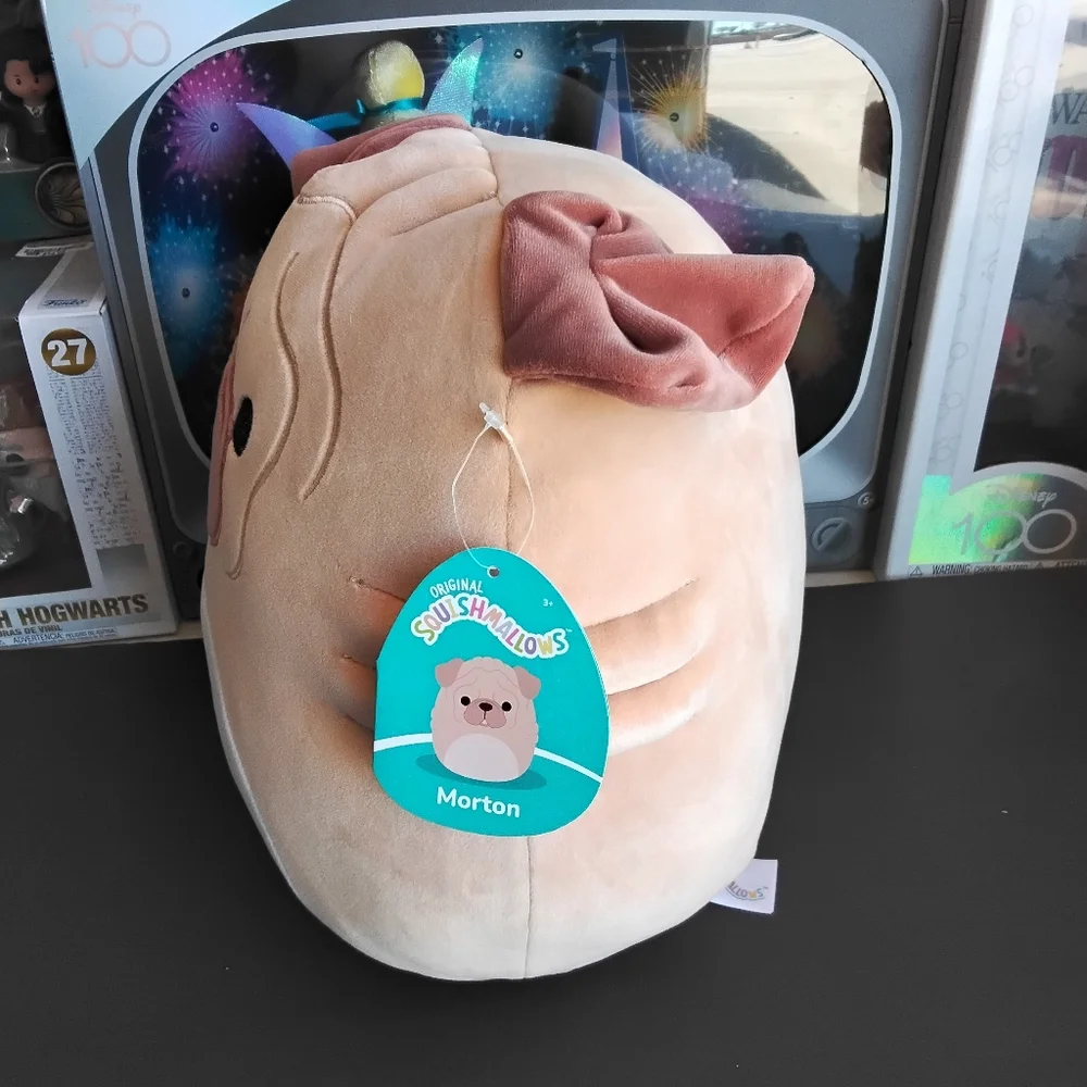Squishmallows 12" Morton the Shar Pei Dog. Brand New with Tags - Picture 3 of 6